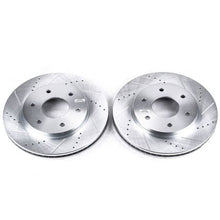 Load image into Gallery viewer, Power Stop 04-05 Infiniti QX56 Front Evolution Drilled &amp; Slotted Rotors - Pair
