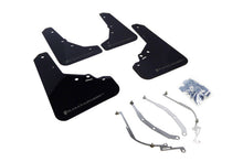 Load image into Gallery viewer, Rally Armor 12-18 Fiat 500 (Pop/Sport/Lounge/Abarth) Black UR Mud Flap w/ Grey Logo
