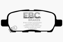 Load image into Gallery viewer, EBC 02 Infiniti G35 3.5 w/o DCS Greenstuff Rear Brake Pads
