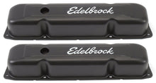 Load image into Gallery viewer, Edelbrock Valve Cover Signature Series Chrysler 1958-1979 361-440 V8 Black
