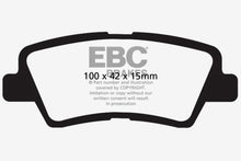 Load image into Gallery viewer, EBC 12 Hyundai Elantra 1.8 Redstuff Rear Brake Pads
