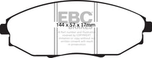 Load image into Gallery viewer, EBC 04-06 Chevrolet Epica 2.5 Greenstuff Front Brake Pads
