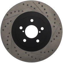 Load image into Gallery viewer, StopTech 02-10 Subaru WRX Slotted &amp; Drilled Right Front Rotor (exc. STi)
