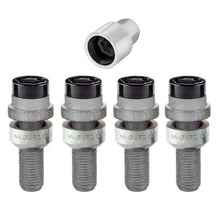 Load image into Gallery viewer, McGard Wheel Lock Bolt Set - 4pk. (Radius Seat) M14X1.5 / 17mm Hex / 28.2mm Shank Length - Black
