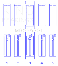 Load image into Gallery viewer, King GMC 2.4L (146cu) I4 Ecotec Main Bearing Set
