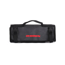 Load image into Gallery viewer, Go Rhino XVenture Gear First Aid Roll - Large (5x5in. Closed) 12oz Waxed Canvas - Black
