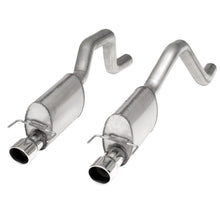 Load image into Gallery viewer, Stainless Works 2006-13 Corvette C6ZO6/ZR1 3in Axleback S-Tube Mufflers Dual 4in Rolled Edge Tips
