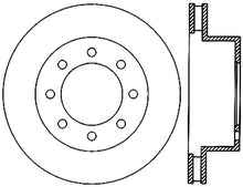 Load image into Gallery viewer, StopTech Power Slot 06-08 Dodge Ram 1500 / 03-08 Ram 2500/3500 All Front Left Slotted CRYO Rotor
