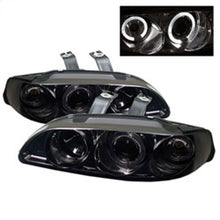 Load image into Gallery viewer, Spyder Honda Civic 92-95 2/3DR 1PC Projector LED Halo Amber Reflctr Smke PRO-YD-HC921P-23D-AM-SMC
