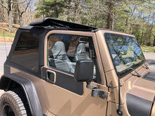 Load image into Gallery viewer, Rampage 18-21 Jeep Wrangler (JL) Unlimited Frameless TrailView Fastback Soft Top Kit - Black Diamond
