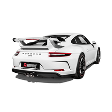 Load image into Gallery viewer, Akrapovic 2018 Porsche 911 GT3 (991.2) Slip-On Race Line (Titanium) w/Header/Tail Pipes
