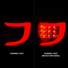Load image into Gallery viewer, ANZO 2004-2007 Dodge Grand Caravan LED Tail Lights w/ Light Bar Chrome Housing Clear Lens
