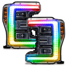 Load image into Gallery viewer, Oracle 17-19 Ford F-250/F-350 Superduty Headlight DRL Upgrade Kit - ColorSHIFT w/ Simple Controller
