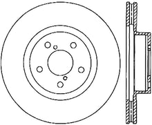 Load image into Gallery viewer, StopTech Subaru 14-18 Forester / 05-14 Legacy / 10-14 Outback Drilled Right Front Cryo Rotor
