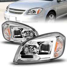 Load image into Gallery viewer, ANZO 05-10 Chevrolet Cobalt / 07-10 Pontiac G5 LED Projector Headlights Black Housing
