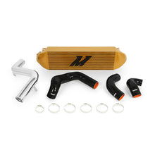 Load image into Gallery viewer, Mishimoto 2013+ Ford Focus ST Gold Intercooler w/ Polished Pipes
