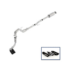 Load image into Gallery viewer, Ford Racing 15-18 F-150 5.0L Cat-Back Extreme Exhaust System Side Exit w/ Black Chrome Tips
