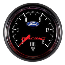 Load image into Gallery viewer, Autometer Ford Racing 52mm Digital Stepper Motor 15PSI Fuel Pressure Gauge
