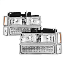 Load image into Gallery viewer, Xtune 92-94 Blazer Full Size Corner/LED Bumper Headlights Chrome HD-JH-CCK88-LED-AM-C-SET
