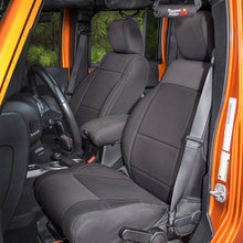 Load image into Gallery viewer, Rugged Ridge Seat Cover Kit Black 11-18 Jeep Wrangler JK 4dr
