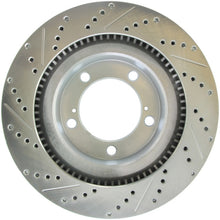 Load image into Gallery viewer, StopTech Select Sport 07-17 Toyota Tundra Sport Slotted &amp; Drilled Front Left Rotor
