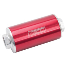 Load image into Gallery viewer, Russell Performance Profilter Fuel Filter 6in Long 60 Micron -10AN Inlet -10AN Outlet - Red
