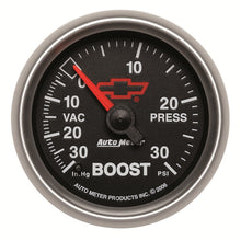 Load image into Gallery viewer, Autometer Sport-Comp II GM 52mm 30 PSI Mechanical Boost Vacumm Gauge
