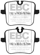 Load image into Gallery viewer, EBC 2018+ BMW M5 4.4TT (F90) Redstuff Rear Brake Pads

