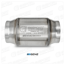 Load image into Gallery viewer, GESI G-Sport 400 CPSI GEN 2 EPA Compliant 3.0in Inlet/Outlet Catalytic Converter-4in x 4in-350-500HP
