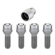 Load image into Gallery viewer, McGard Wheel Lock Bolt Set - 4pk. (Cone Seat) M12X1.25 / 19mm Hex / 29.1mm Shank Length - Chrome
