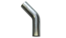 Load image into Gallery viewer, Vibrant 1.625in OD T304 SS 45 Deg Mandrel Bend 6in Leg Length (2.5in Centerline Radius)
