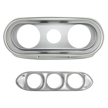 Load image into Gallery viewer, Autometer 62-65 Chevy Nova (Fits 2 3-3/8in.&amp; 4 2-1/16in. Instruments) Gauge Mount Direct Fit Silver
