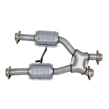 Load image into Gallery viewer, BBK 79-93 Mustang 5.0 Short Mid X Pipe With Catalytic Converters 2-1/2 For BBK Long Tube Headers
