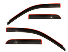 Load image into Gallery viewer, AVS 09-18 Dodge RAM 1500 Quad Cab Ventvisor Low Profile In-Channel Deflectors 4pc - Smoke
