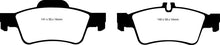Load image into Gallery viewer, EBC 04-06 Mercedes-Benz CL500 5.0 Redstuff Rear Brake Pads
