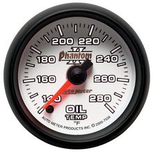 Load image into Gallery viewer, Autometer Phantom II 52mm Full Sweep Electronic 140-280 Deg F Oil Temperature Gauge
