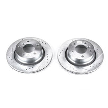 Load image into Gallery viewer, Power Stop 03-08 BMW Z4 Rear Evolution Drilled &amp; Slotted Rotors - Pair

