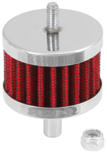 Load image into Gallery viewer, K&amp;N Steel Base Crankcase Vent Filter 3/8in OD Tube  2in OD 1-1/2in Height
