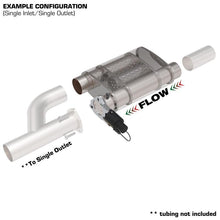 Load image into Gallery viewer, QTP 3in Weld-On 304SS Screamer Muffler w/Bolt-On QTEC Electric Cutout
