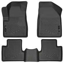 Load image into Gallery viewer, Husky Liners 14 Jeep Cherokee WeatherBeater Black Front and Second Seat Floor Liners
