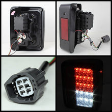Load image into Gallery viewer, Spyder Jeep Wrangler 07-15 LED Tail Lights Smoke ALT-YD-JWA07-LED-SM
