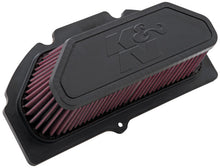Load image into Gallery viewer, K&amp;N 09-11 Suzuki GSXR 1000 Replacement Air Filter 11.063in L x 5.688in W x 3.375in H
