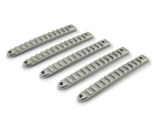 Load image into Gallery viewer, DV8 Offroad 2007-2018 Jeep JK Silver Rail Style Door Handle Inserts - Set Of 5
