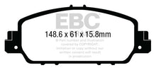 Load image into Gallery viewer, EBC 13-17 Honda Accord Coupe 2.4 EX Redstuff Front Brake Pads
