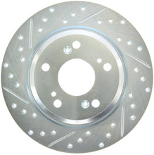 Load image into Gallery viewer, StopTech Select Sport 2000-2009 Honda S2000 Slotted and Drilled Right Rear Brake Rotor
