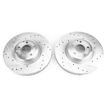 Load image into Gallery viewer, Power Stop 15-16 Mercedes-Benz SL400 Front Evolution Drilled &amp; Slotted Rotors - Pair
