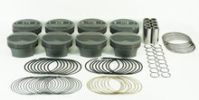 Load image into Gallery viewer, Mahle MS Piston Set SBC 401ci 4.060in Bore 3.875in Stroke 6.0in Rod .927 Pin 11cc 14.4 CR Set of 8
