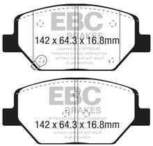 Load image into Gallery viewer, EBC 2015+ Chevrolet Camaro 3.6L Bluestuff Front Brake Pads

