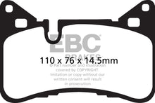 Load image into Gallery viewer, EBC 14 Mercedes-Benz C63 AMG (W204) 6.2 Bluestuff Rear Brake Pads
