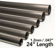 Load image into Gallery viewer, Ticon Industries 1.25in Diameter x 24.0in Length 1.2mm/.047in Wall Thickness Titanium Tube
